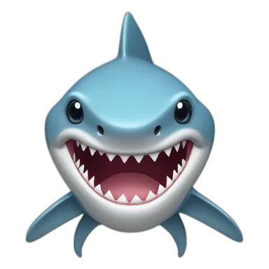 Shark wearing a luxury hoodie sticker