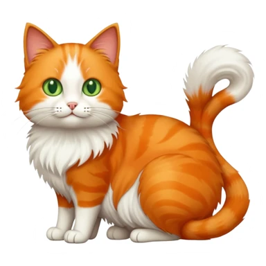 make the tail longer facing the left and the belly smaller sticker