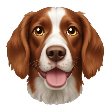 Old Brittany spaniel sticker