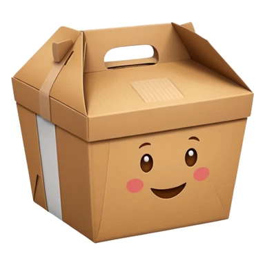 food takeaway box sticker