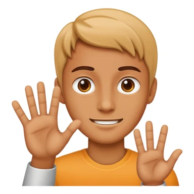 Un humain qui dit OK sticker