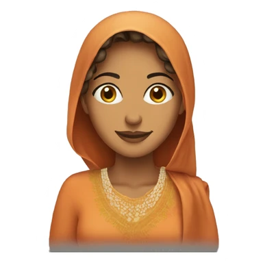 Moroccan woman with couscous sticker
