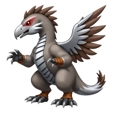 Skarmory-Rhyperior-Herdier-fusion (full body) sticker
