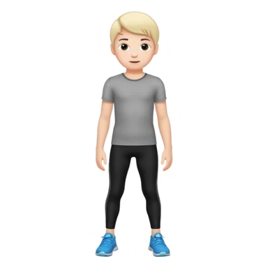 boy in leggings sticker