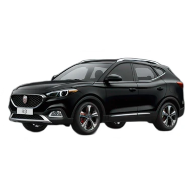 MG MODELO ZS DE COLOR NEGRO sticker