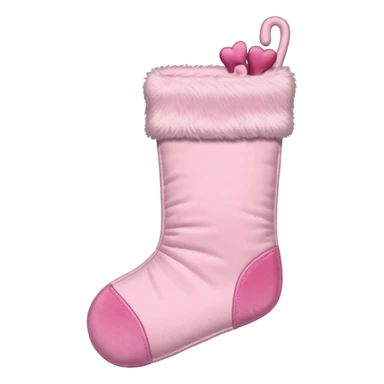 an aesthetic baby pink  christmas  sticker