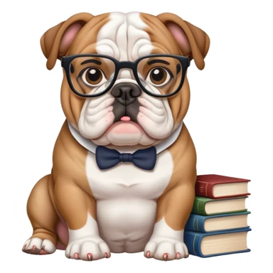 bulldog ingles bookseller sticker