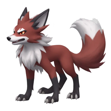 Zoroark-Lycanroc full body sticker