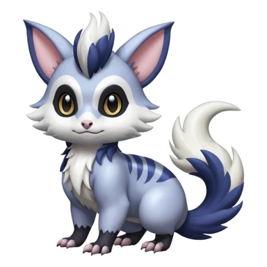 Shiny Furret-Absol-Noibat-Trico-Hybrid (Full body) sticker