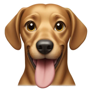 Weenie dog with champs  sticker