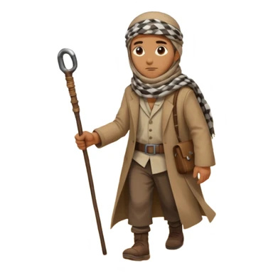 Desert Nomad Traveler sticker