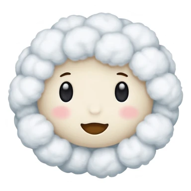 make up cotton sticker