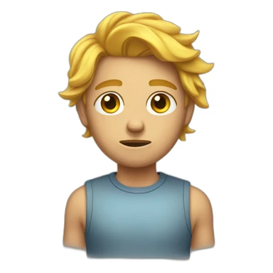 nervously-sweating sticker