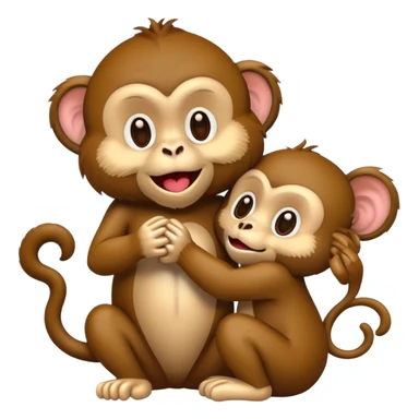 Macaco mandando beijo sticker