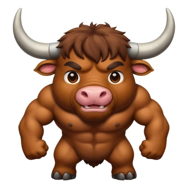 Bull sticker
