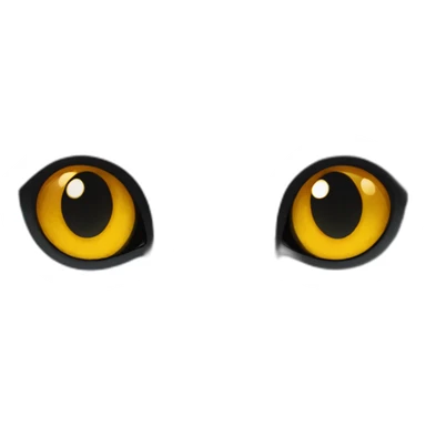 Dark Gray Scottish fold with marigold eyes sticker