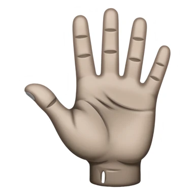 Yvl hand sign hand color grey sticker