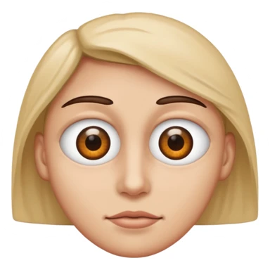 Ojo mas abierto que el otro sticker