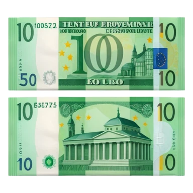 banconote euro 10 sticker