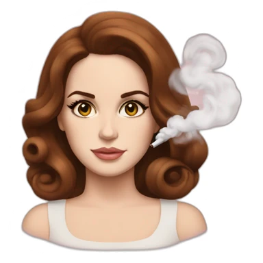 lana del rey is smoking sticker