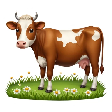 Cow sticker