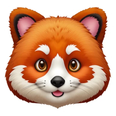 red panda sticker