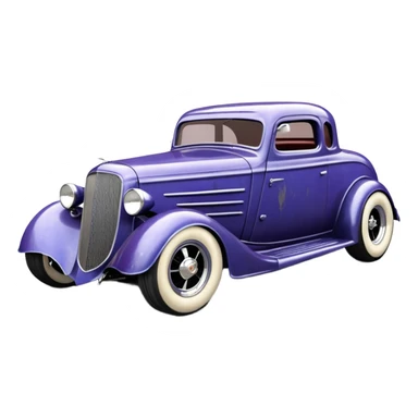 A very fast racing 1934 body shell rustic old antique rat Chevrolet hot rodded Vicky that’s blueberry and cherry pearl  sticker