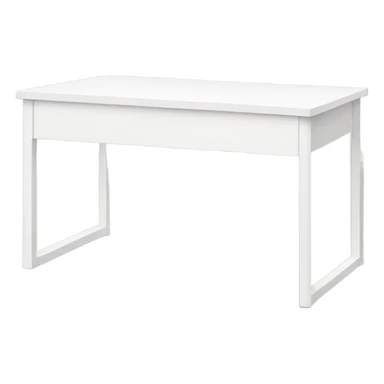 minimalist-clean-work-desk-with-white-wood-colorway-front-view sticker