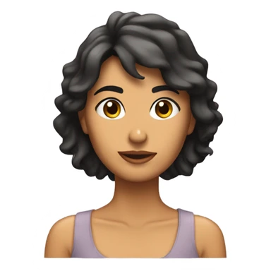 Chica morena celos sticker
