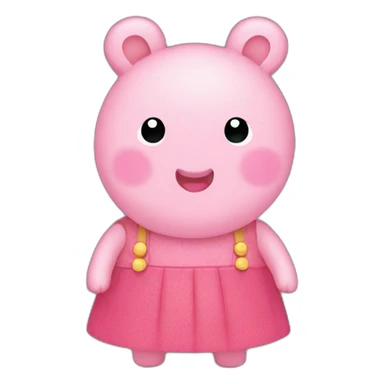Pepa pig kawaii sticker