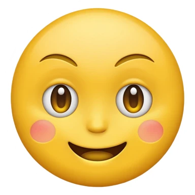 Emoji face make a smirky face  sticker
