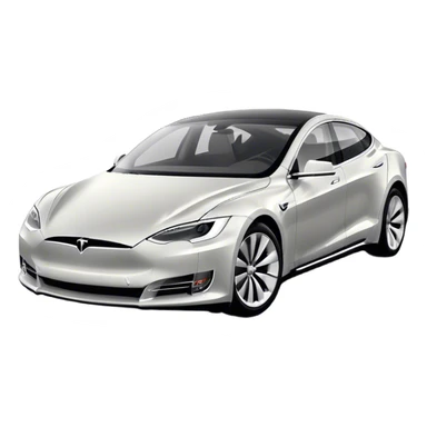 Tesla Model S - Tesla (Model Year: 2022) (Iconic colour: Silver) sticker