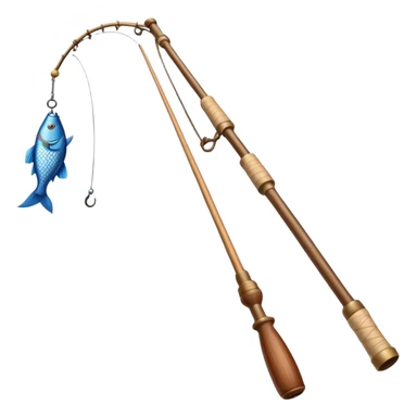medieval fishing rod no fish sticker