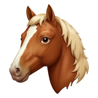 Donald trump with white liquid around trumps lips with a horse sticker