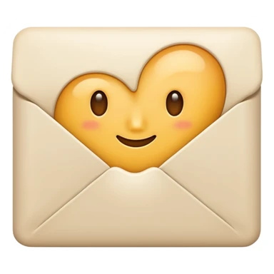 Letter color pale beige creamy sticker