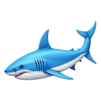 Tiburón con zapatos Nike sticker