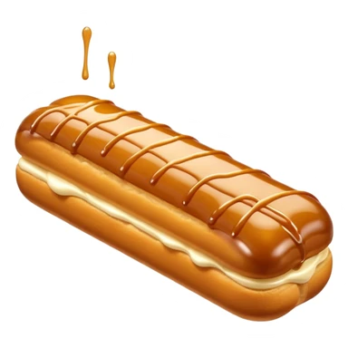 Caramel drizzle éclair























 sticker