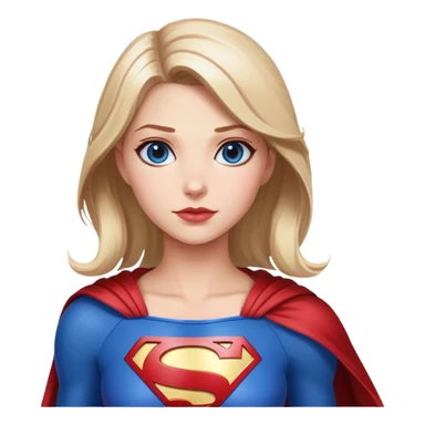 Supergirl from DC comics sticker