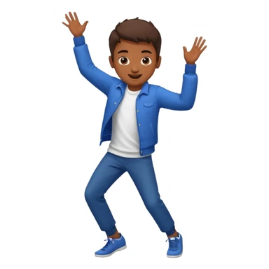 Niño bailando sticker