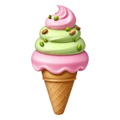 Pink Ice corram pistachio sticker