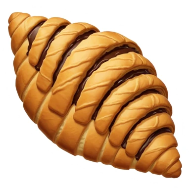 Chocolate croissant  sticker