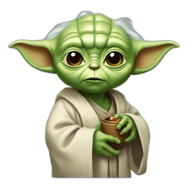 yoda a l’hôpital sticker