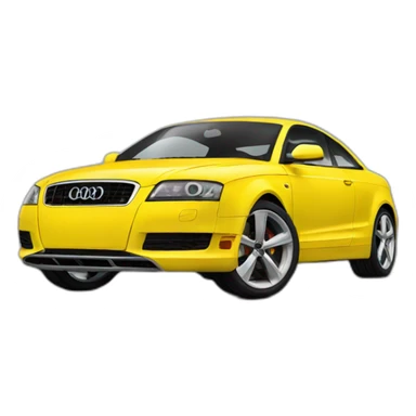 Audi-yellow sticker