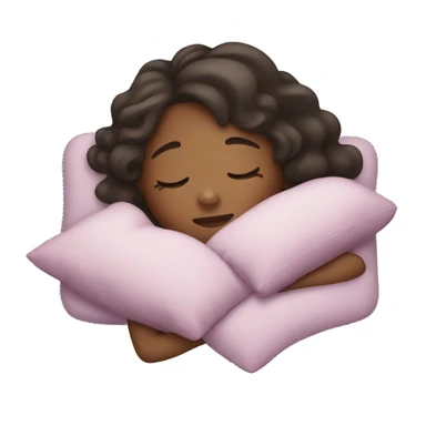 Girl sleeping dreaming sticker