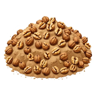 powdered walnuts sticker