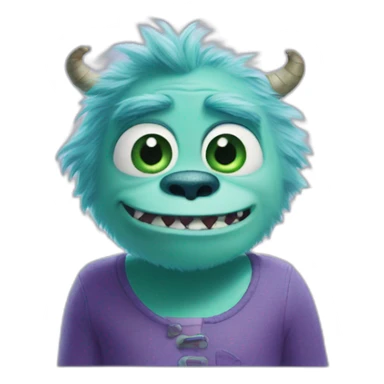 Sully from monsters inc sticker