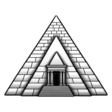 I want a graffiti style Louvre museum sticker. 
it must be black and white sticker