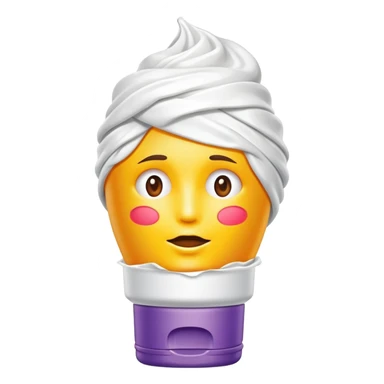 hand cream tube that is empty, crumpled, very wrinkled, cap on, no face, colorful and vibrant design, looks like a beauty product sticker