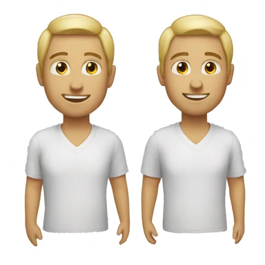 Emojis blanco lleno de amor  sticker