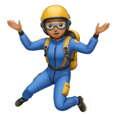 sky diving sticker